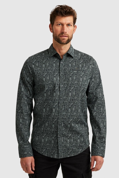 PME legend groene heren overhemd | Model vooraanzicht