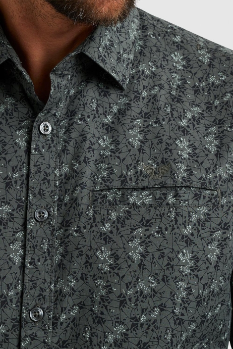 PME legend groene heren overhemd | Close up