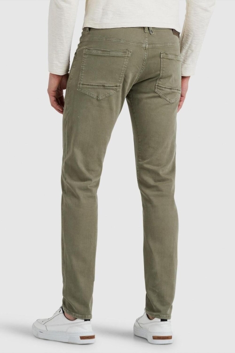 PME legend groene heren broek | Model achteraanzicht