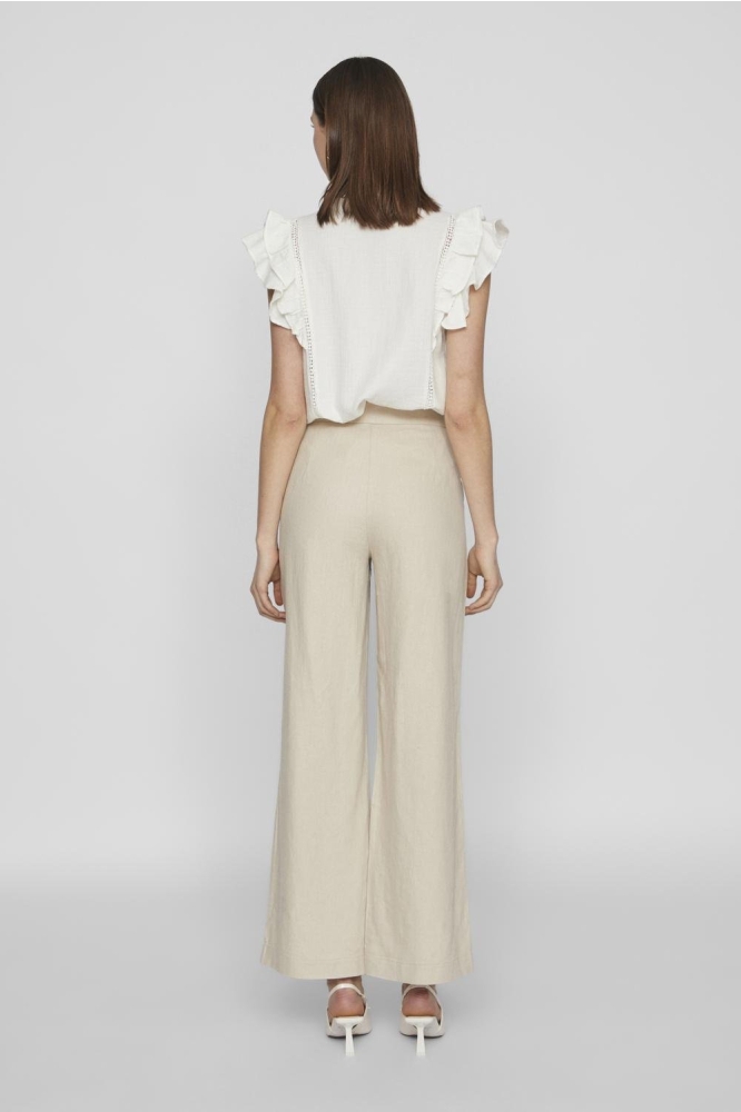 Vila beige dames broek | Model