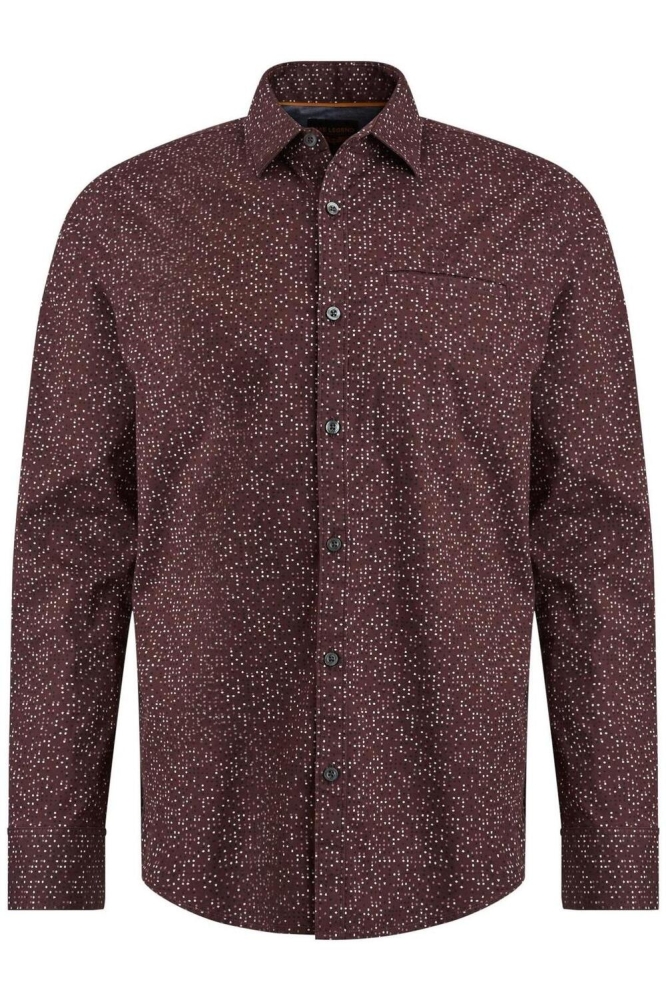 PME legend paarse heren overhemd | Vooraanzicht