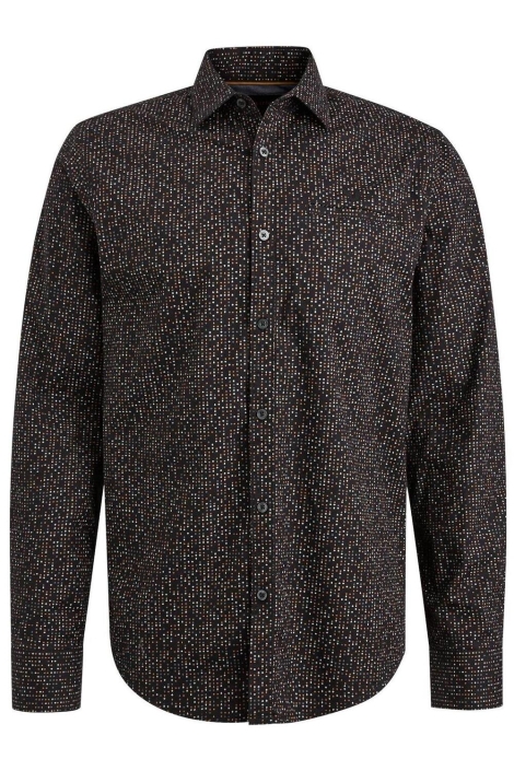 PME legend zwarte heren overhemd | Vooraanzicht