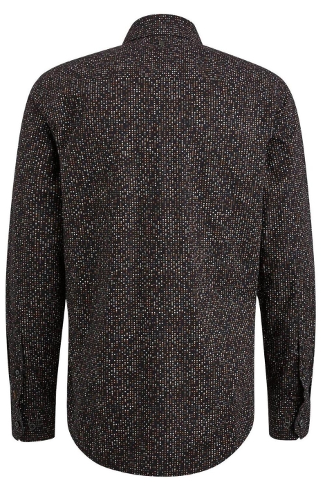 PME legend zwarte heren overhemd | Achteraanzicht