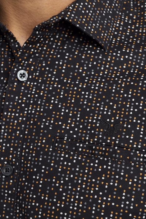 PME legend zwarte heren overhemd | Close up