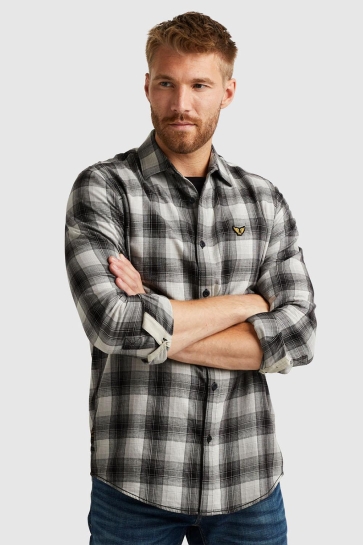 PME legend Overhemd OVERHEMD MET GEBLOKT PATROON PSI2310200 7014