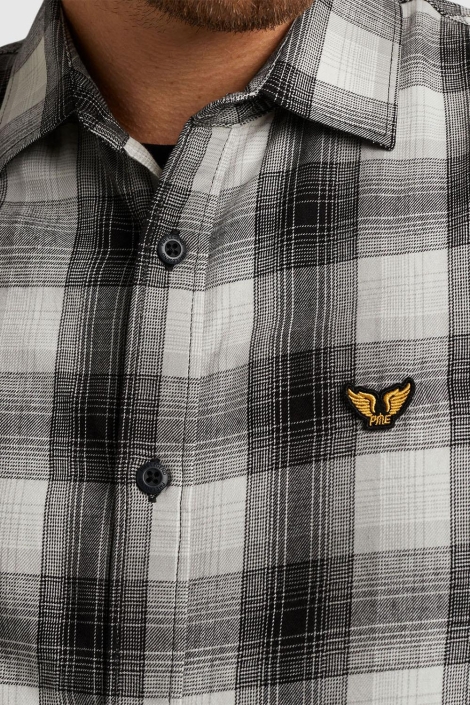 PME legend grijze heren overhemd | Close up