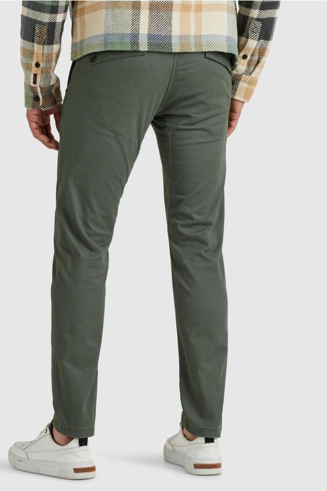 PME legend groene heren broek | Model achteraanzicht