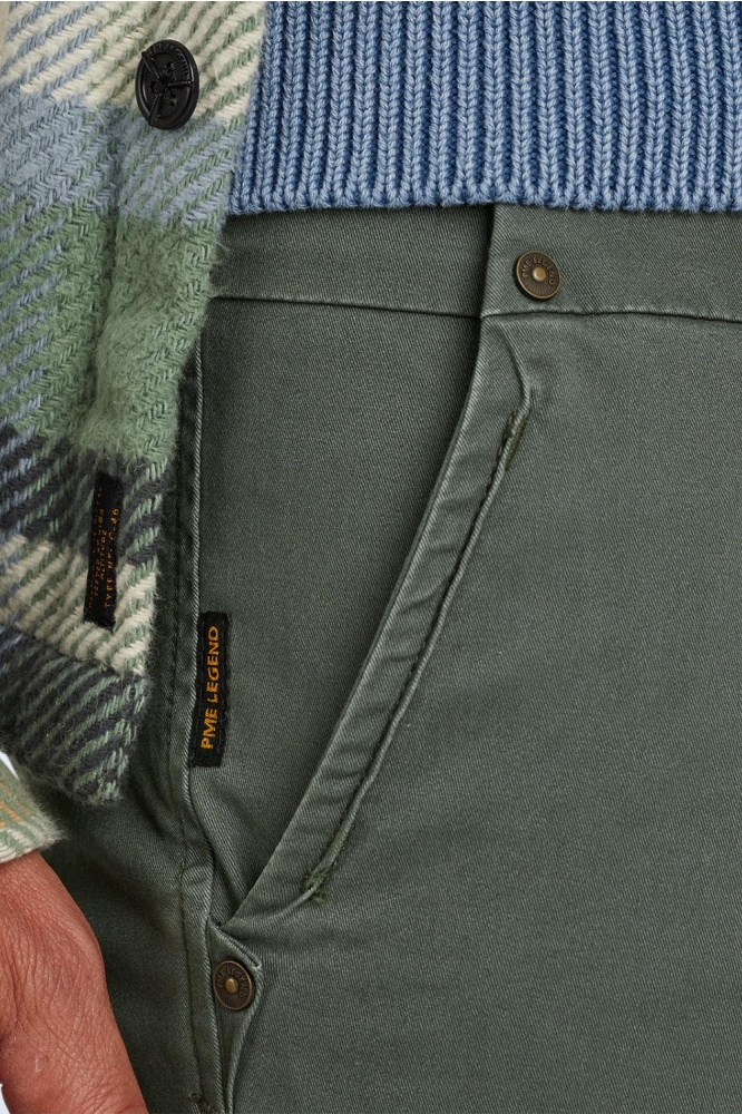 PME legend groene heren broek | Close up