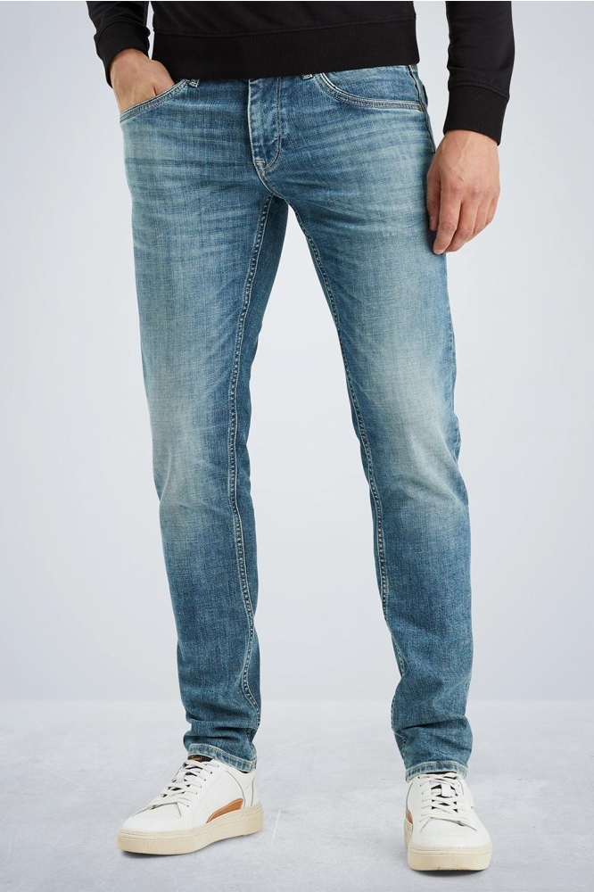 PME legend blauwe heren jeans | Model vooraanzicht