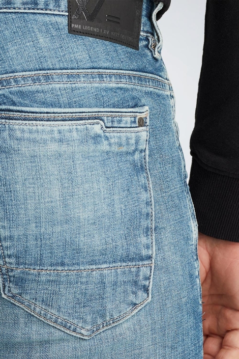 PME legend blauwe heren jeans | Close up