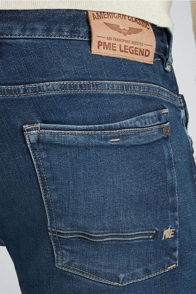 PME legend blauwe heren jeans | Close up