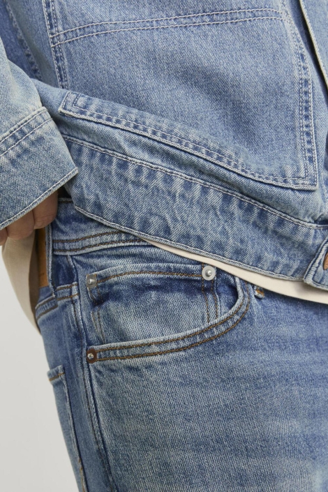 Jack & Jones blauwe heren jeans | Close up