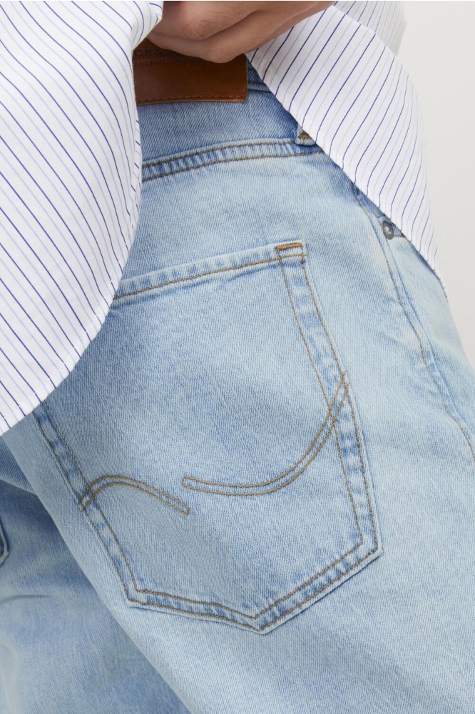 Jack & Jones blauwe heren jeans | Close up