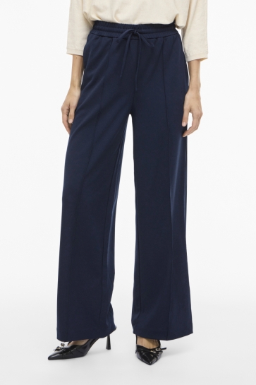 Vila viclua hw wide pants-noos Blauw