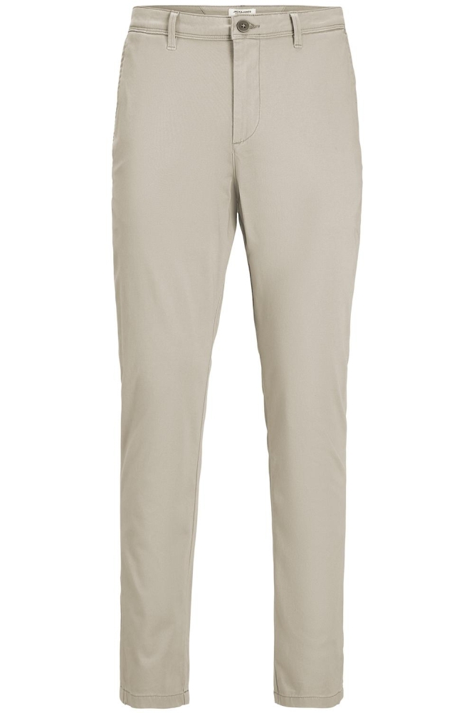 Jack & Jones beige heren broek | Vooraanzicht
