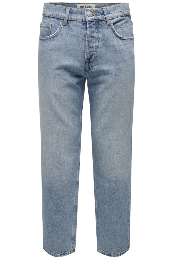 Only & Sons blauwe heren jeans | Vooraanzicht