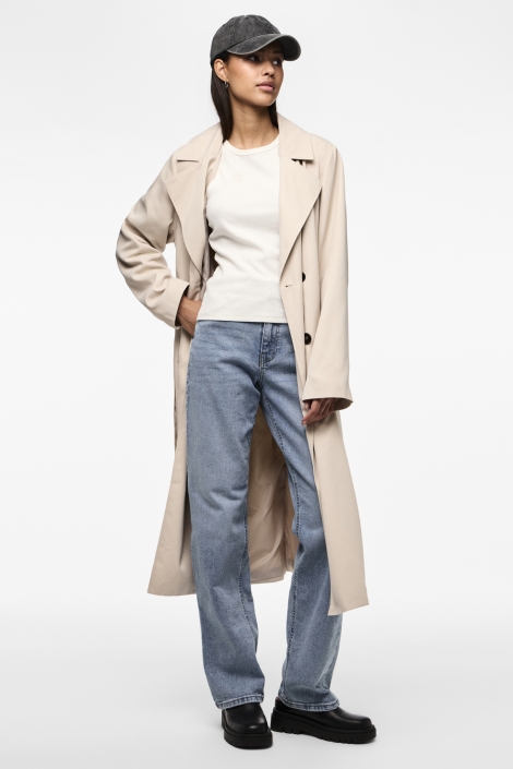 Pieces blauwe dames jeans | Model