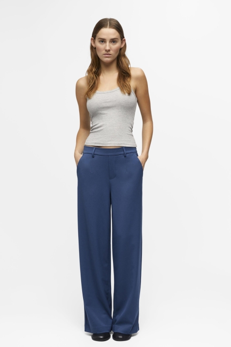 Object blauwe dames broek | Model