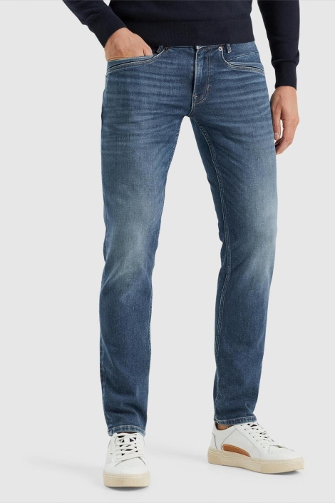 PME legend blauwe heren jeans | Model vooraanzicht