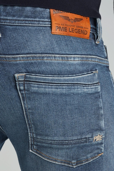 PME legend blauwe heren jeans | Close up