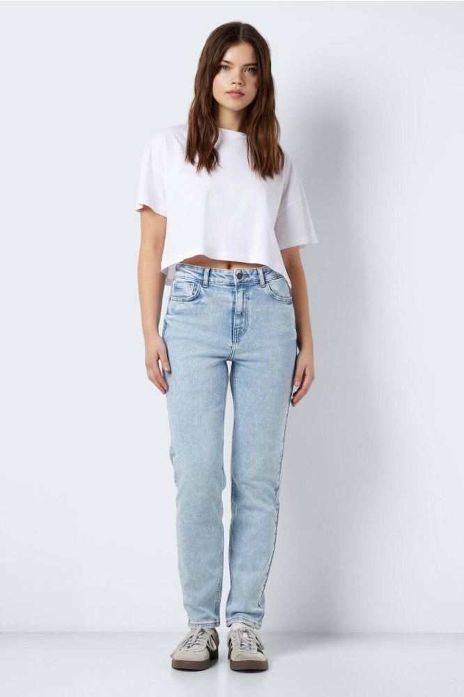 Noisy may blauwe dames jeans | Model