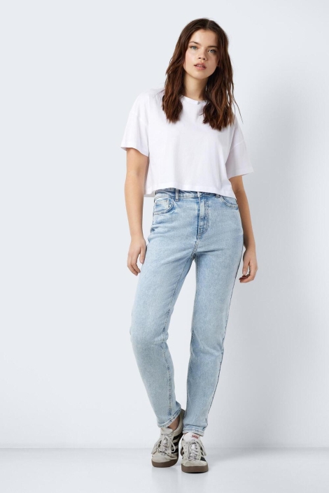 Noisy may blauwe dames jeans | Model