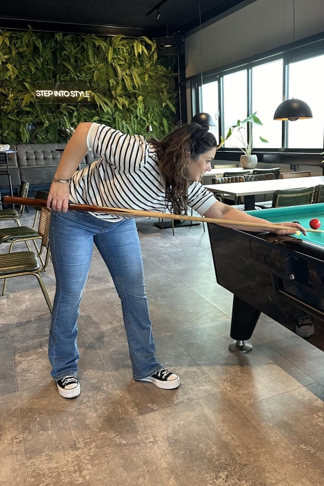 Red Button blauwe dames jeans | Sfeerbeeld, In situatie