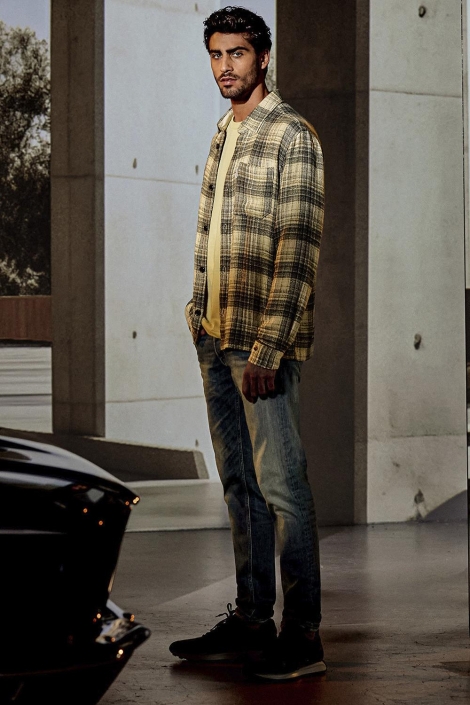 Cast Iron blauwe heren jeans | Sfeerbeeld, In situatie