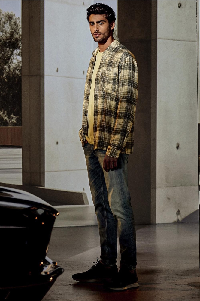 Cast Iron blauwe heren jeans | Sfeerbeeld, In situatie