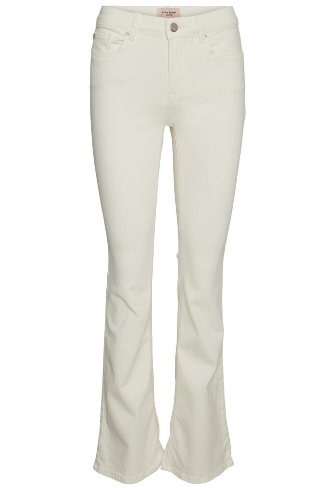 Vero Moda ecru dames jeans | Vooraanzicht