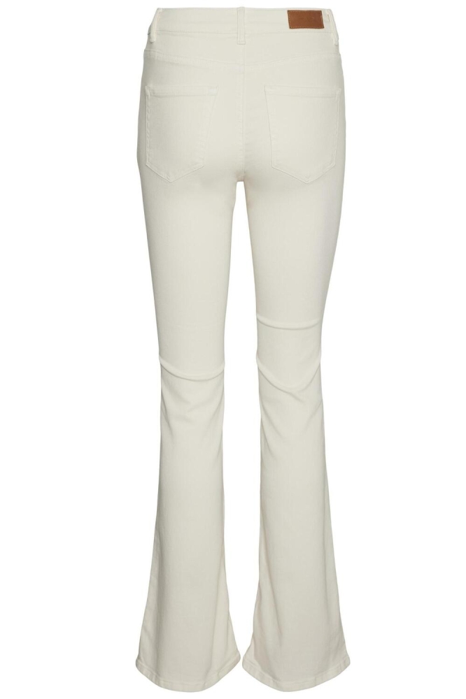 Vero Moda ecru dames jeans | Achteraanzicht