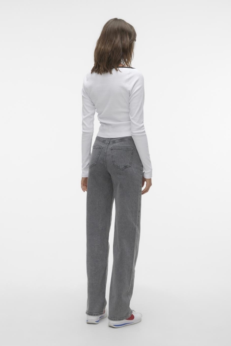 Vero Moda grijze dames jeans | Achteraanzicht