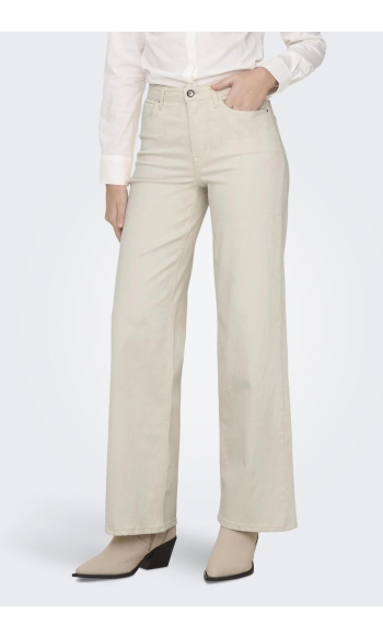 ONLMADISON BLUSH HW WIDE DNM CRO NO 15310632 ECRU