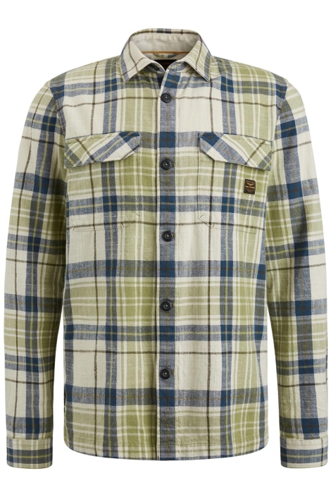 PME legend groene heren overhemd | Vooraanzicht