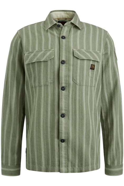 PME legend groene heren overhemd | Vooraanzicht
