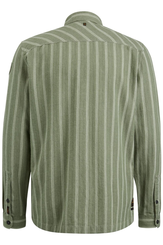 PME legend groene heren overhemd | Achteraanzicht
