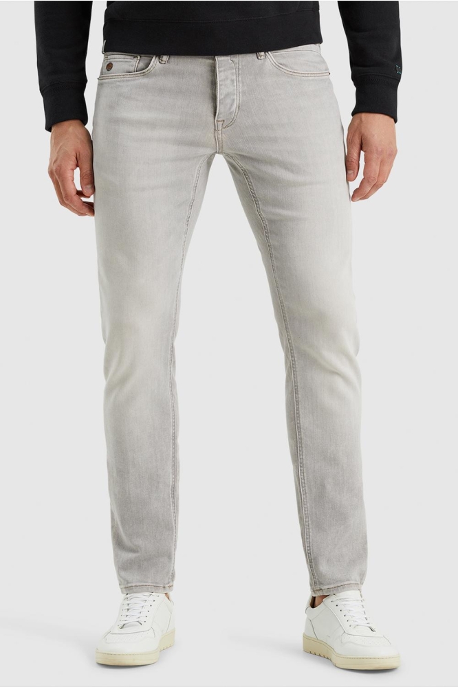 Cast Iron grijze heren jeans | Model vooraanzicht