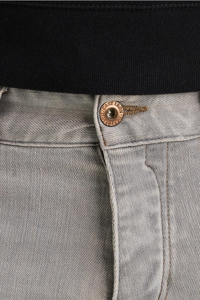 Cast Iron grijze heren jeans | Close up