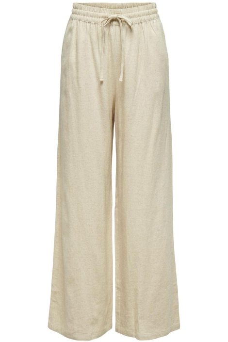 Jacqueline de Yong beige dames broek | Vooraanzicht