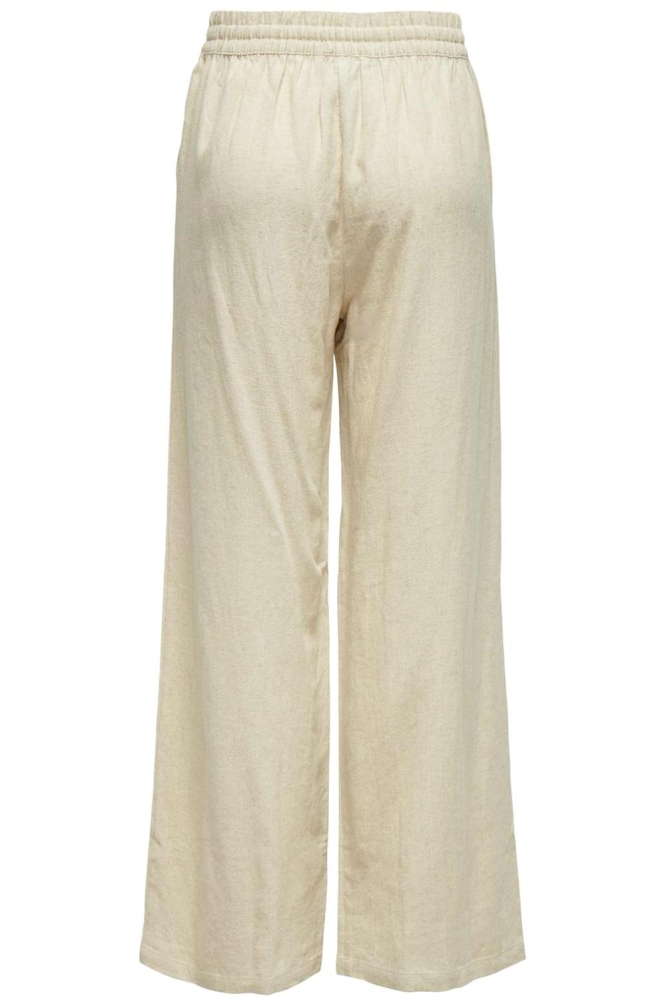 Jacqueline de Yong beige dames broek | Achteraanzicht