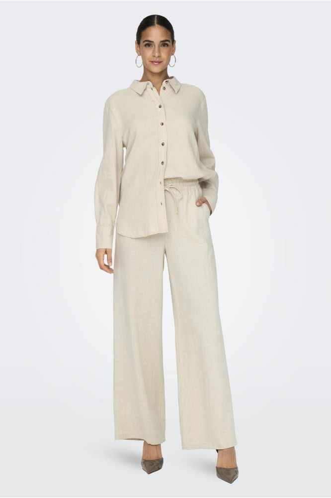 Jacqueline de Yong beige dames broek | Model