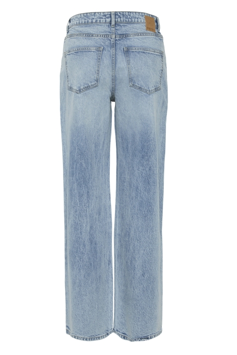Pieces blauwe dames jeans | Achteraanzicht