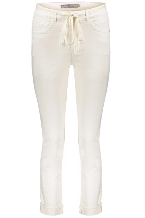 Geisha ecru dames jeans | Vooraanzicht