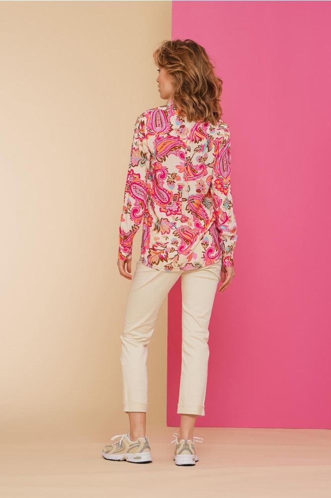 Geisha ecru dames jeans | Model