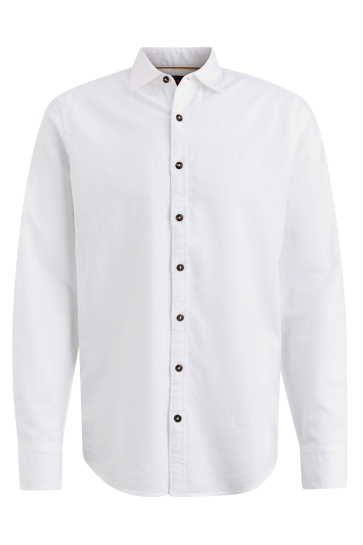 PME legend long sleeve shirt ctn/linen Wit