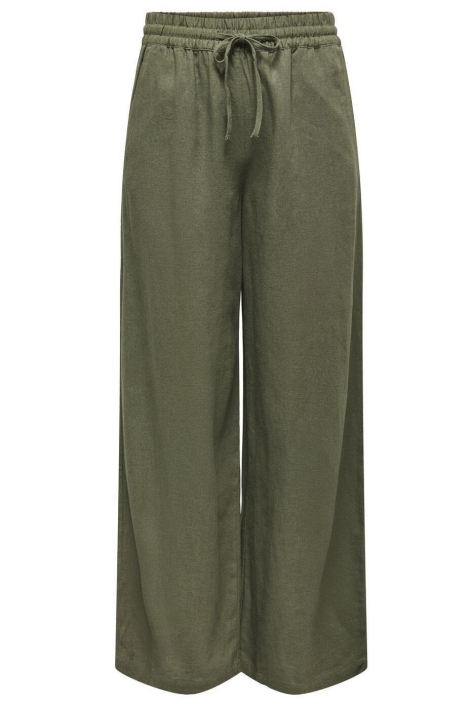 Jacqueline de Yong groene dames broek | Vooraanzicht