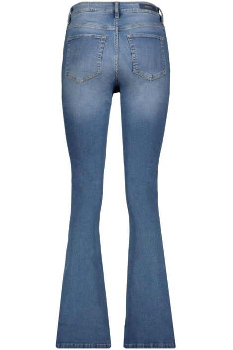 Raizzed blauwe dames jeans | Achteraanzicht