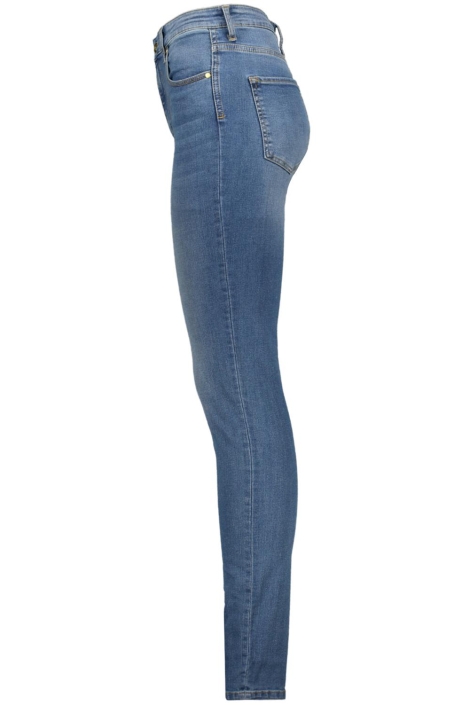 Raizzed blauwe dames jeans | Zijaanzicht