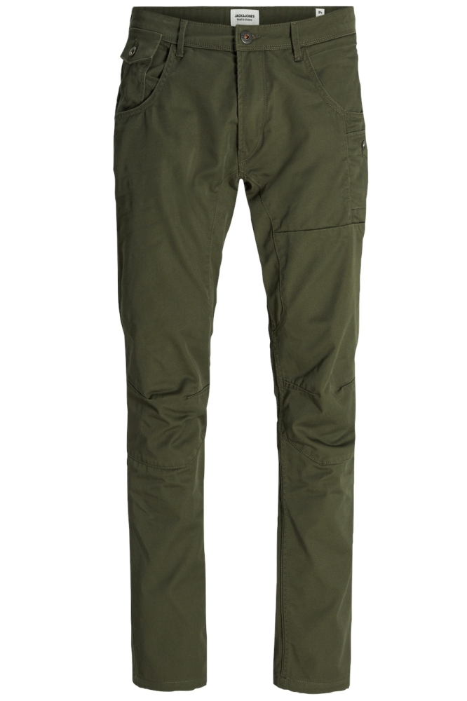 Jack & Jones groene heren broek | Vooraanzicht