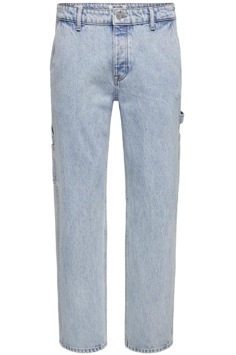 Only & Sons blauwe heren jeans | Vooraanzicht